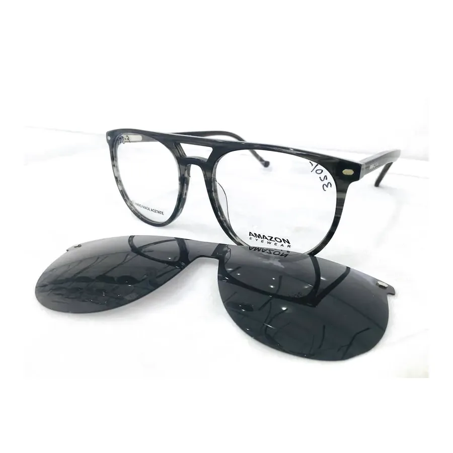 Amazon Clip-On, Black Lens