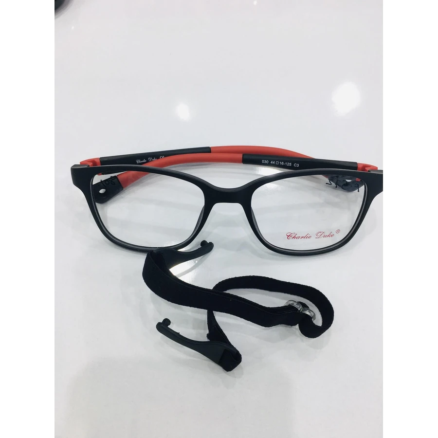 Charlie Duke Kids Flexible (030) Black/Red