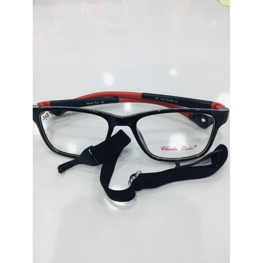 Charlie Duke Kids Flexible (031) Black/Red